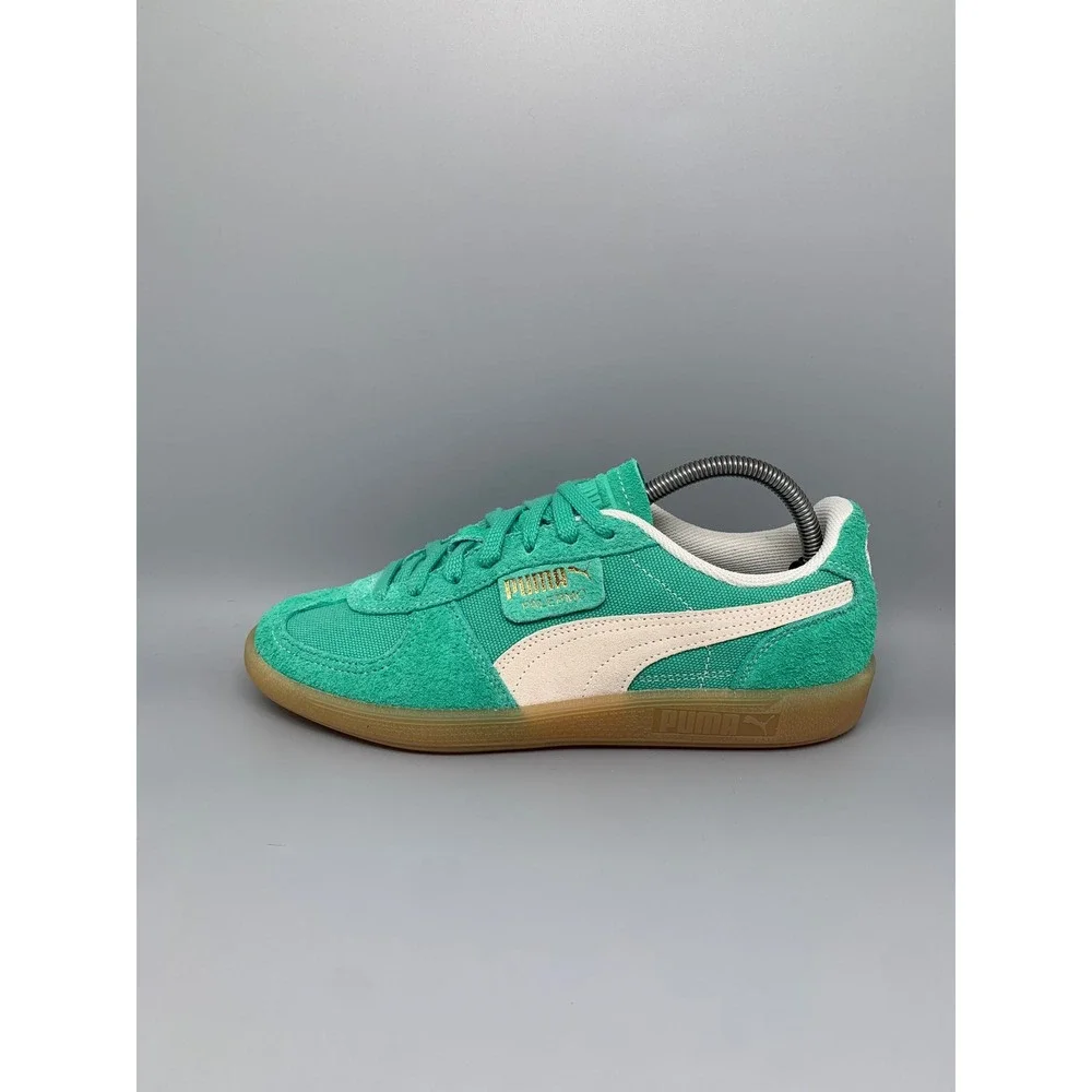 Puma Palermo Electric Peppermint White Gum Shoes 396841-05 Men's Sz 8